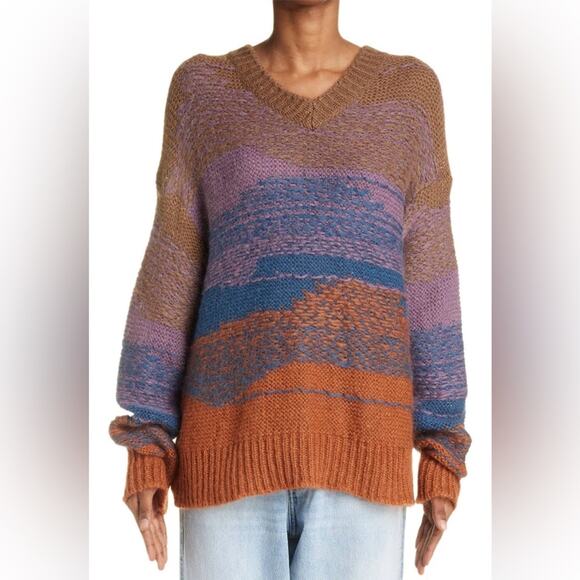 Acne Studios Brown Mohair Sweater Size M NEW - Picture 1 of 5